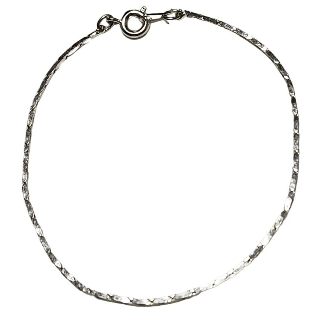 Elegant Silver Tone Delicate Chain Bracelet Classic Minimalist Fashion Jewelry